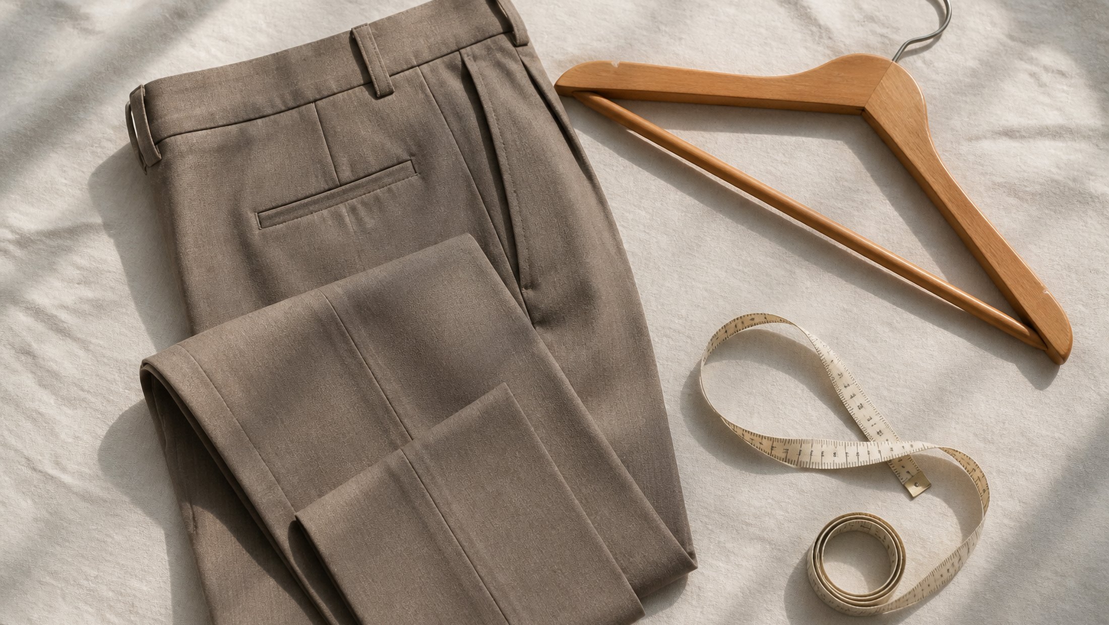 Project Five, image 1. Cloth, light and catalog calm — a photography study.